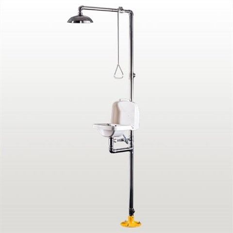 翻蓋防塵（ABS盆）復(fù)合式緊急沖淋洗眼器BH30-2010