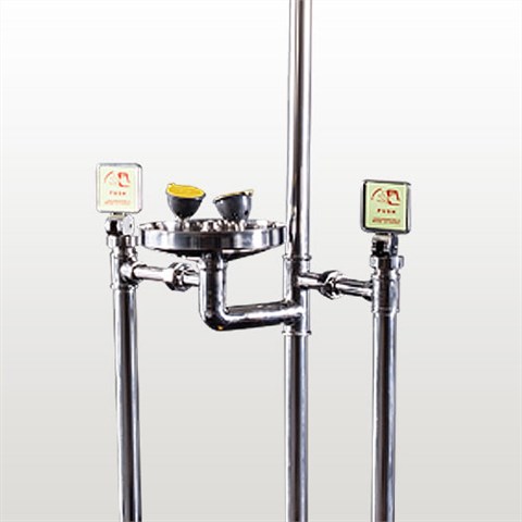 防凍地埋式雙桿洗眼器BH30-6012